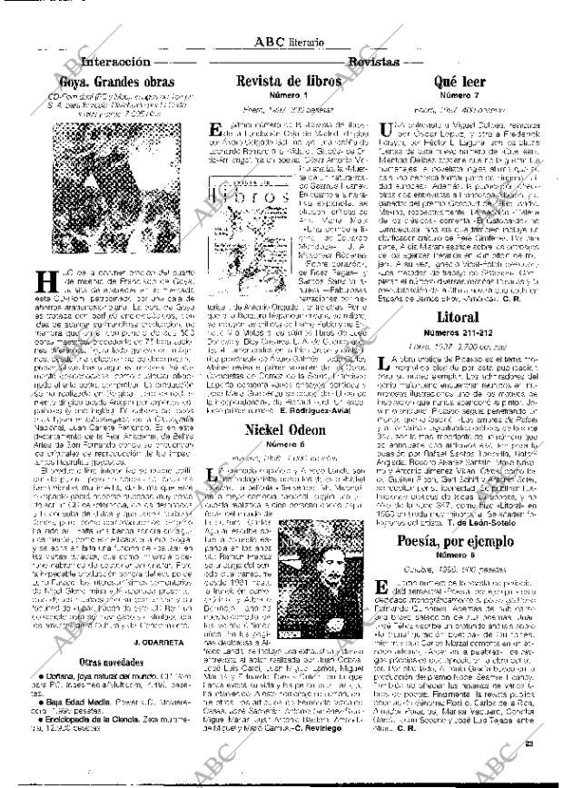 CULTURAL MADRID 24-01-1997 página 23