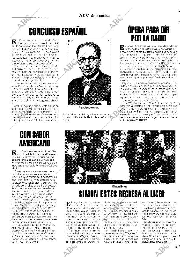CULTURAL MADRID 24-01-1997 página 45