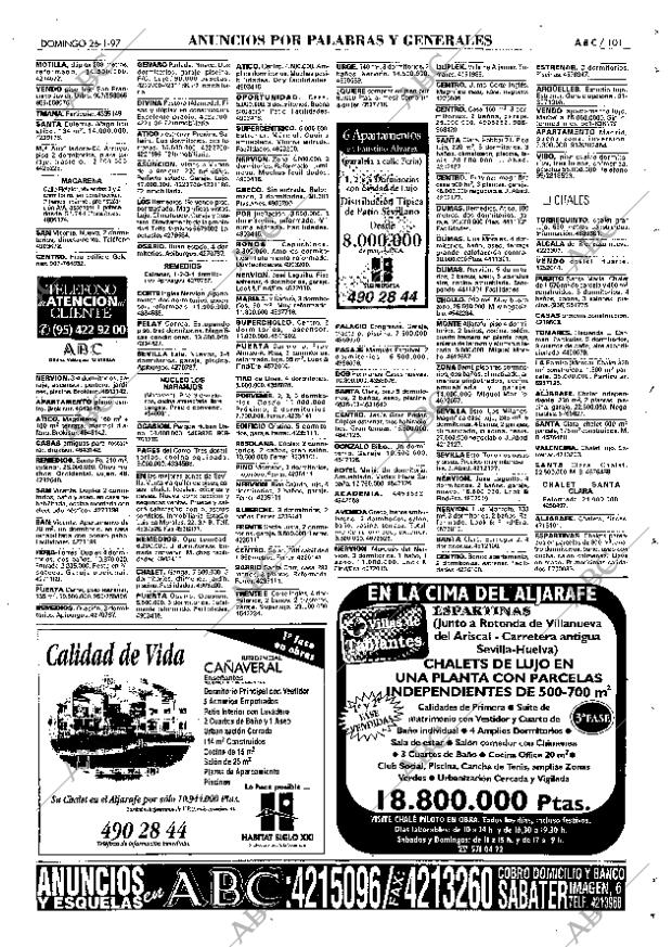 ABC SEVILLA 26-01-1997 página 101