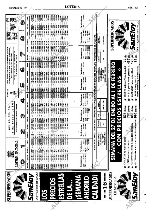 ABC SEVILLA 26-01-1997 página 109