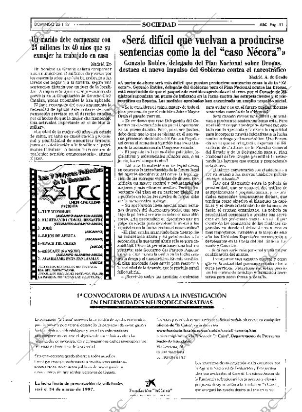 ABC SEVILLA 26-01-1997 página 51