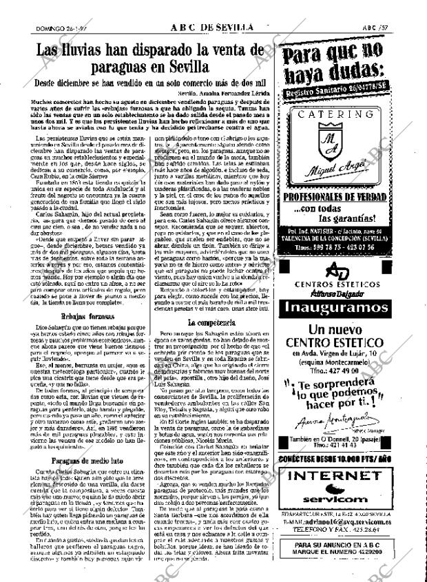 ABC SEVILLA 26-01-1997 página 57