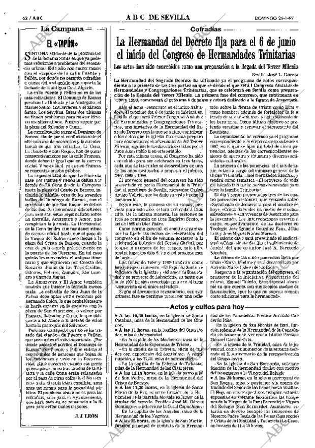 ABC SEVILLA 26-01-1997 página 62