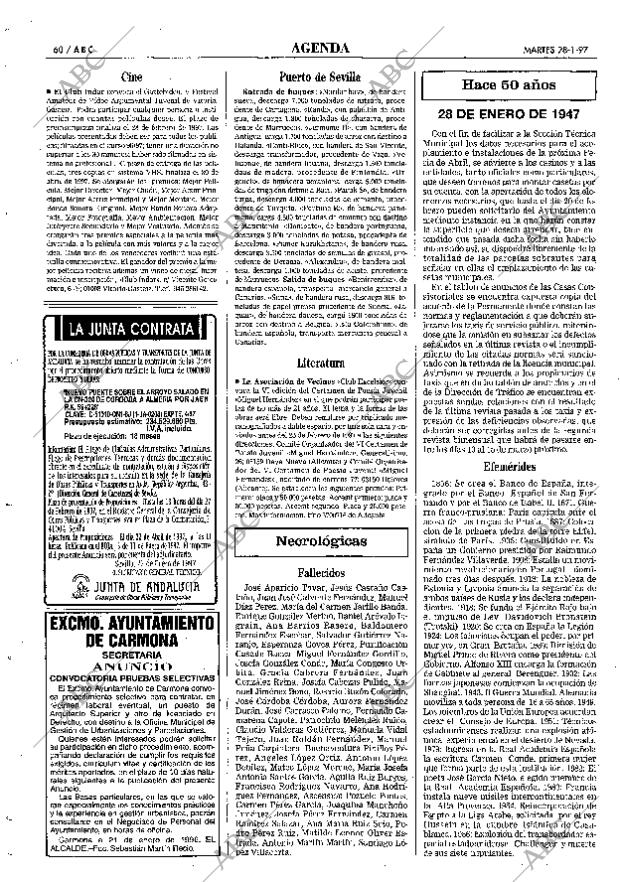 ABC SEVILLA 28-01-1997 página 60