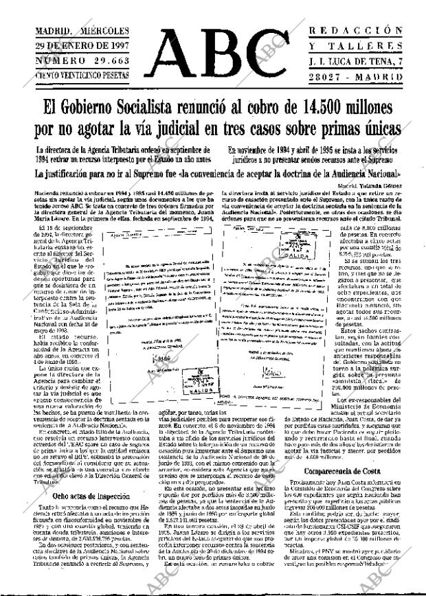ABC MADRID 29-01-1997 página 15