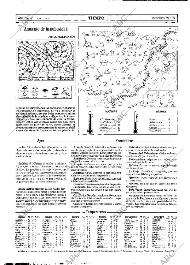 ABC MADRID 29-01-1997 página 40
