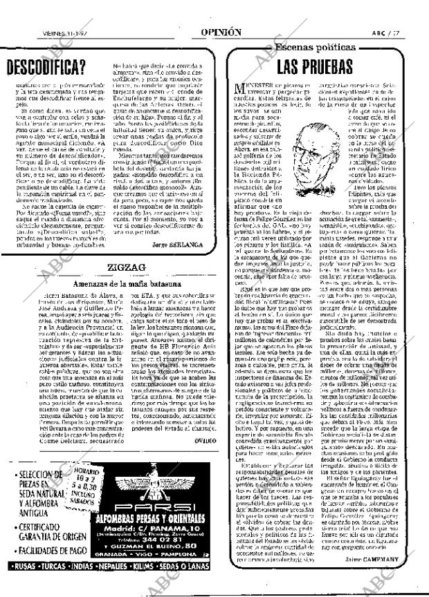 ABC MADRID 31-01-1997 página 17