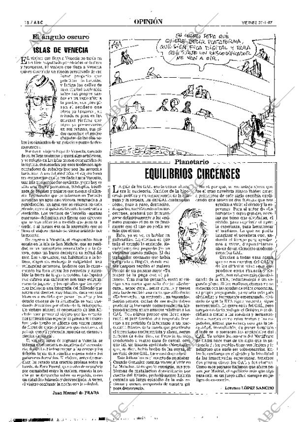 ABC MADRID 31-01-1997 página 18