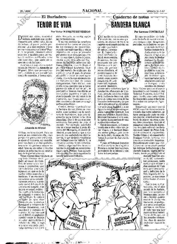 ABC MADRID 31-01-1997 página 28