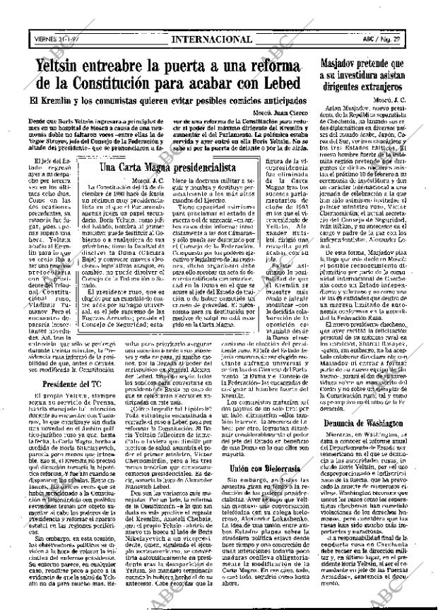 ABC MADRID 31-01-1997 página 29