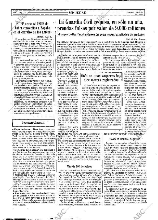 ABC MADRID 31-01-1997 página 52