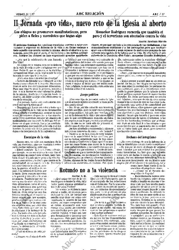 ABC MADRID 31-01-1997 página 57