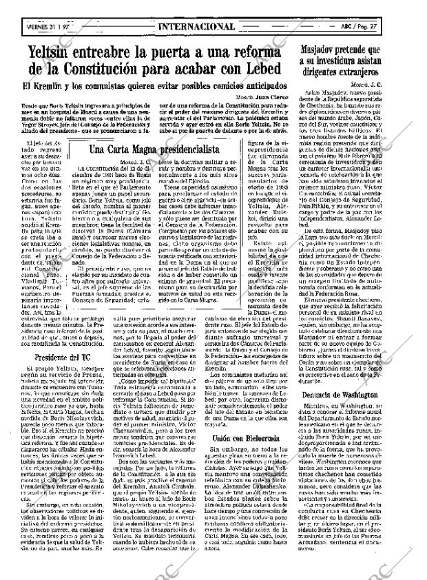 ABC SEVILLA 31-01-1997 página 27
