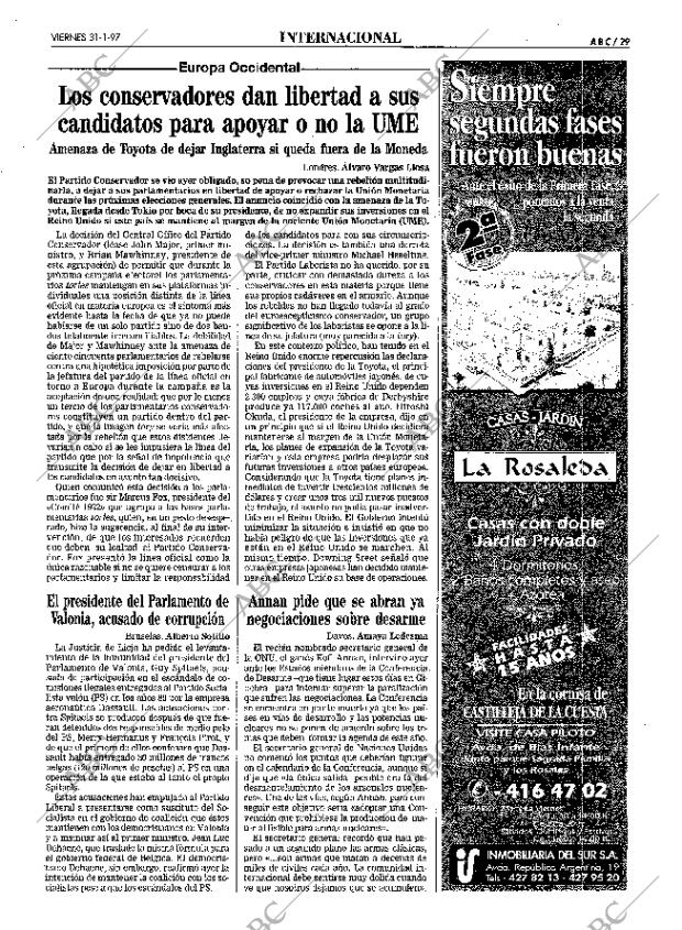 ABC SEVILLA 31-01-1997 página 29