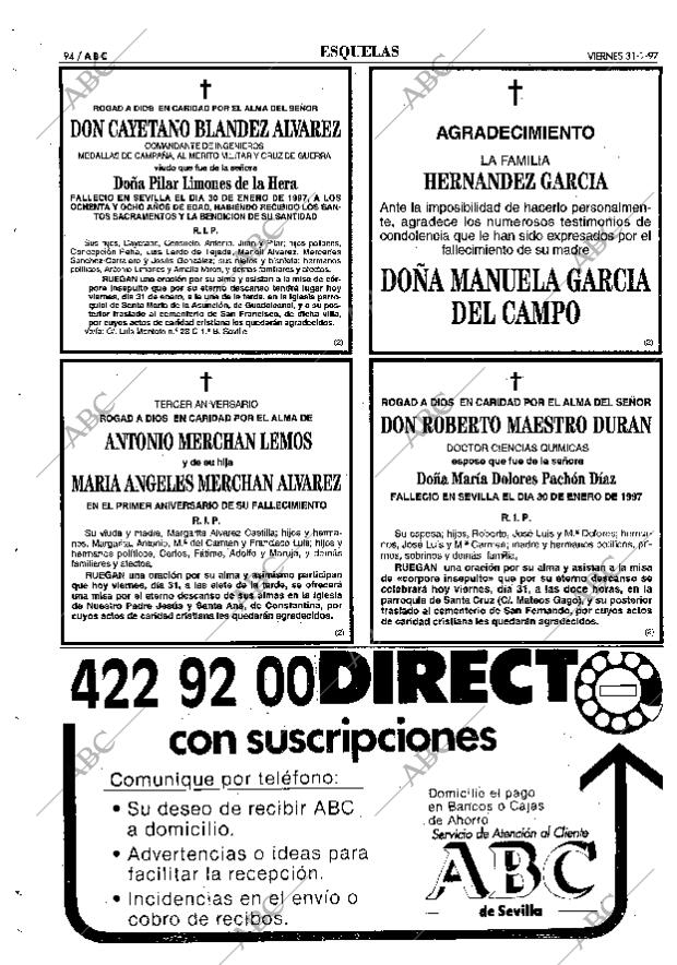 ABC SEVILLA 31-01-1997 página 94