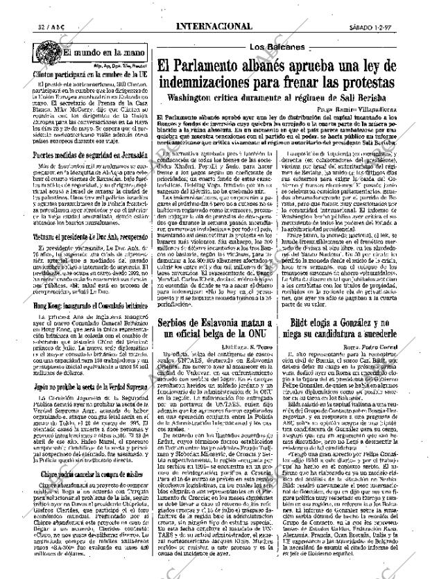 ABC MADRID 01-02-1997 página 32