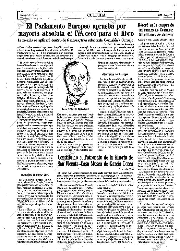 ABC MADRID 01-02-1997 página 79