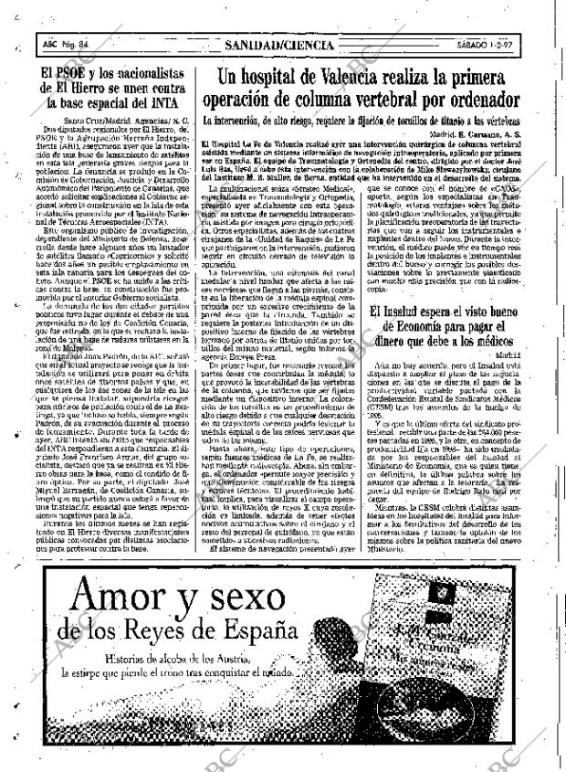 ABC MADRID 01-02-1997 página 84