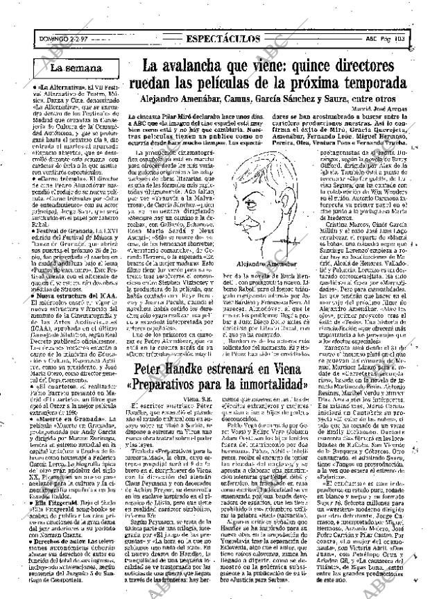 ABC MADRID 02-02-1997 página 103