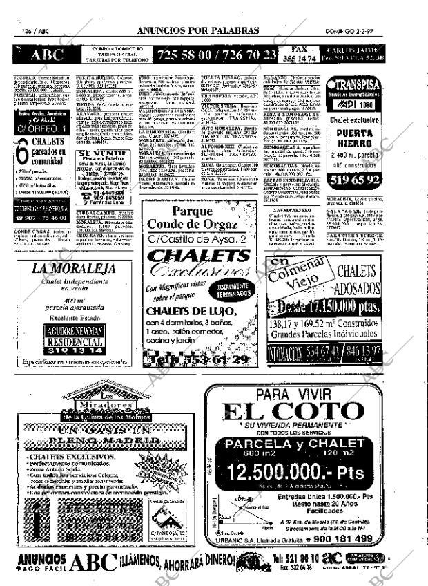 ABC MADRID 02-02-1997 página 126