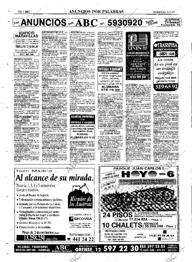 ABC MADRID 02-02-1997 página 130
