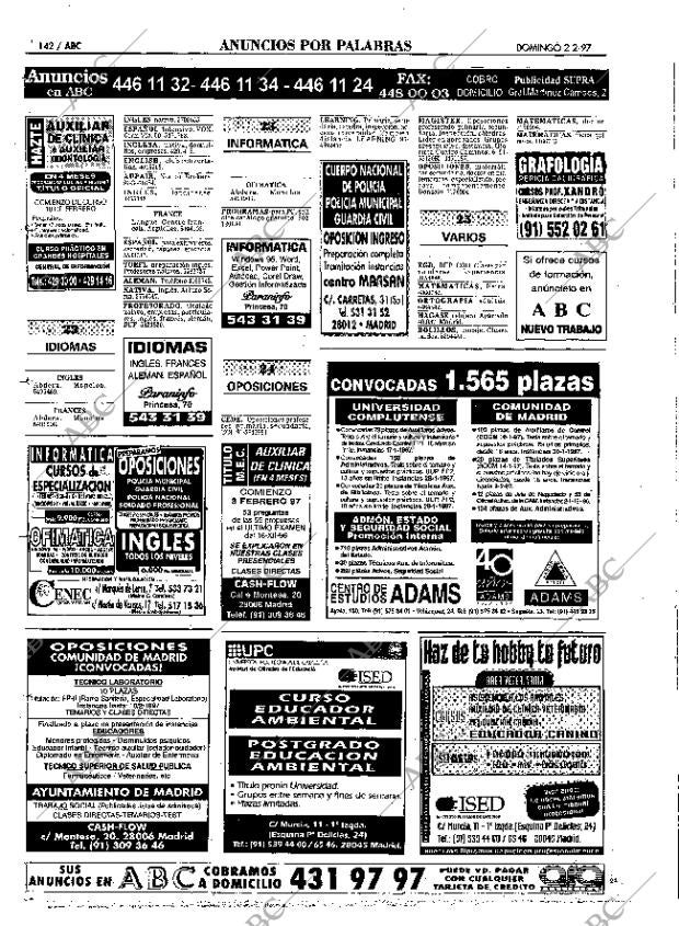 ABC MADRID 02-02-1997 página 142