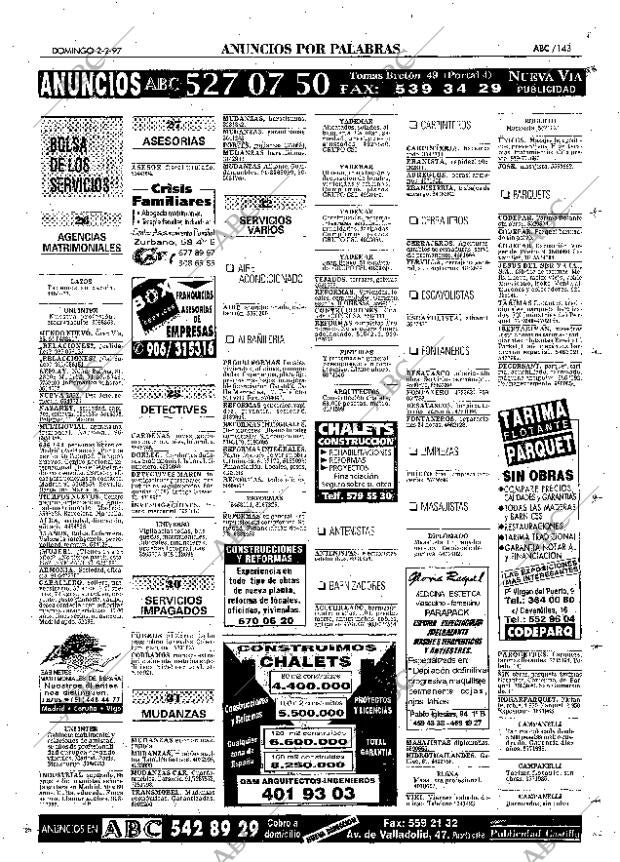 ABC MADRID 02-02-1997 página 143