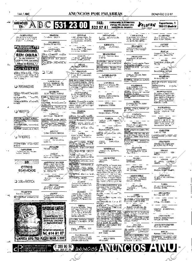 ABC MADRID 02-02-1997 página 144
