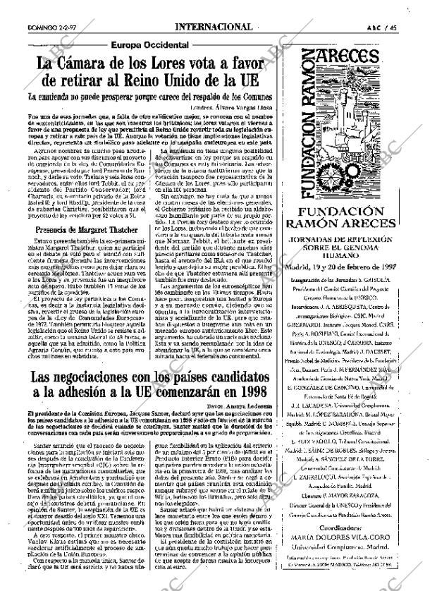 ABC MADRID 02-02-1997 página 45