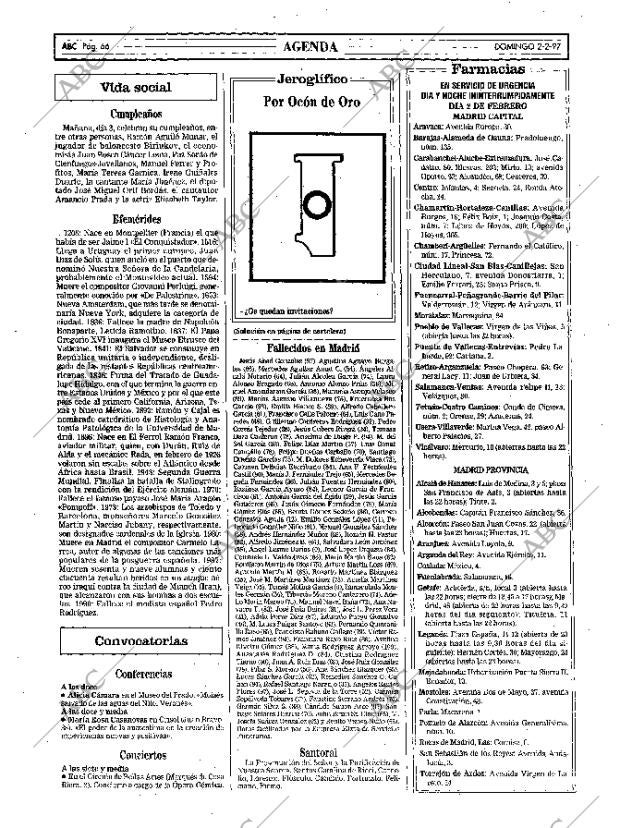 ABC MADRID 02-02-1997 página 66