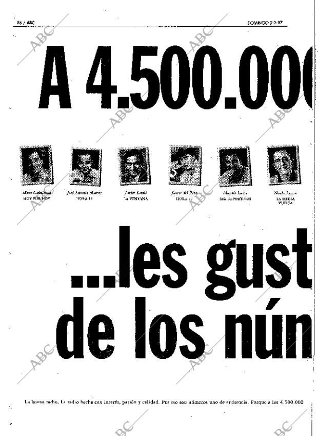 ABC MADRID 02-02-1997 página 86