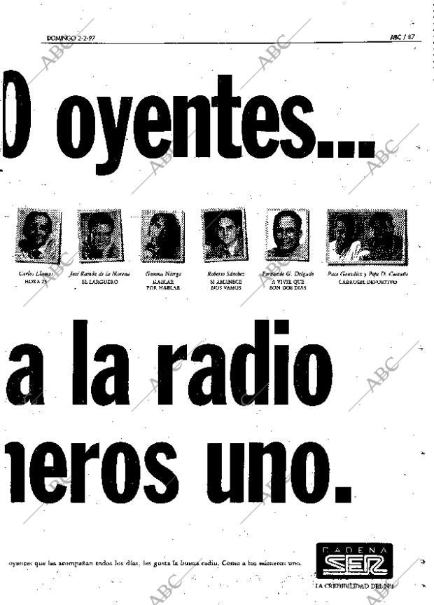 ABC MADRID 02-02-1997 página 87