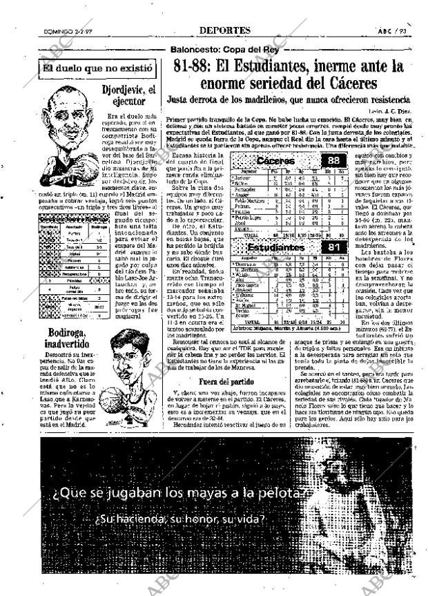 ABC MADRID 02-02-1997 página 93