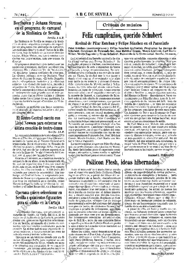 ABC SEVILLA 02-02-1997 página 74