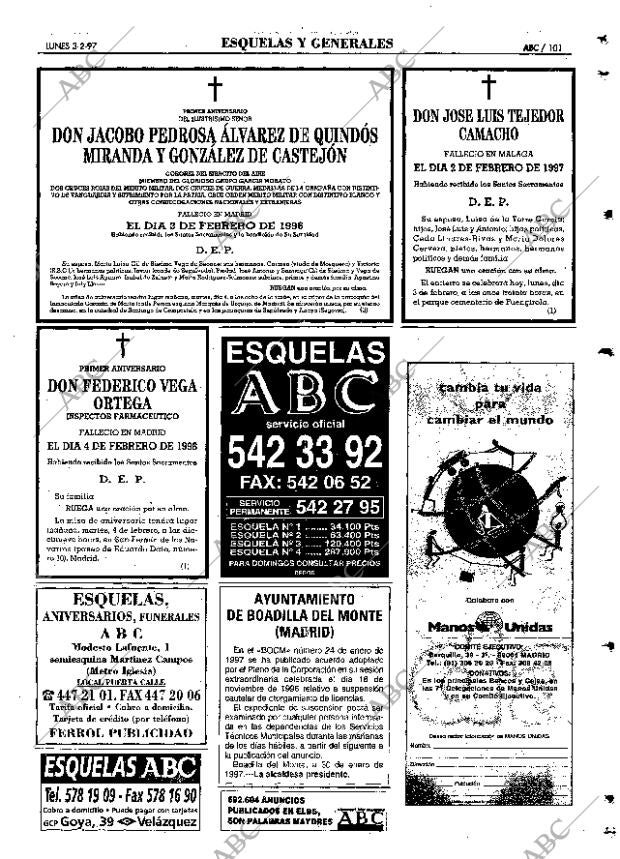 ABC MADRID 03-02-1997 página 101