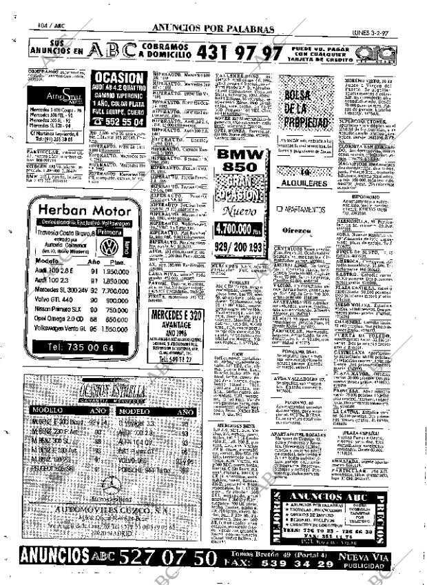 ABC MADRID 03-02-1997 página 104