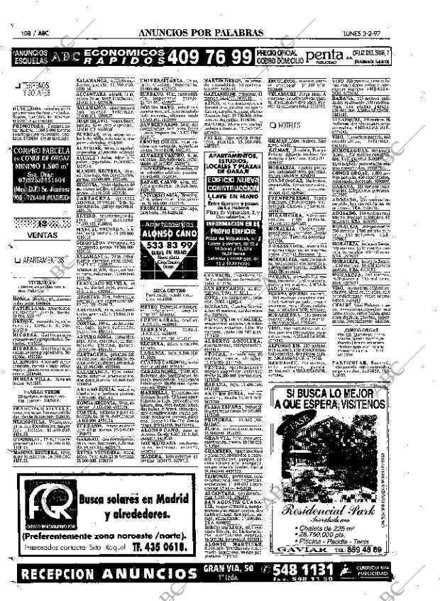ABC MADRID 03-02-1997 página 108