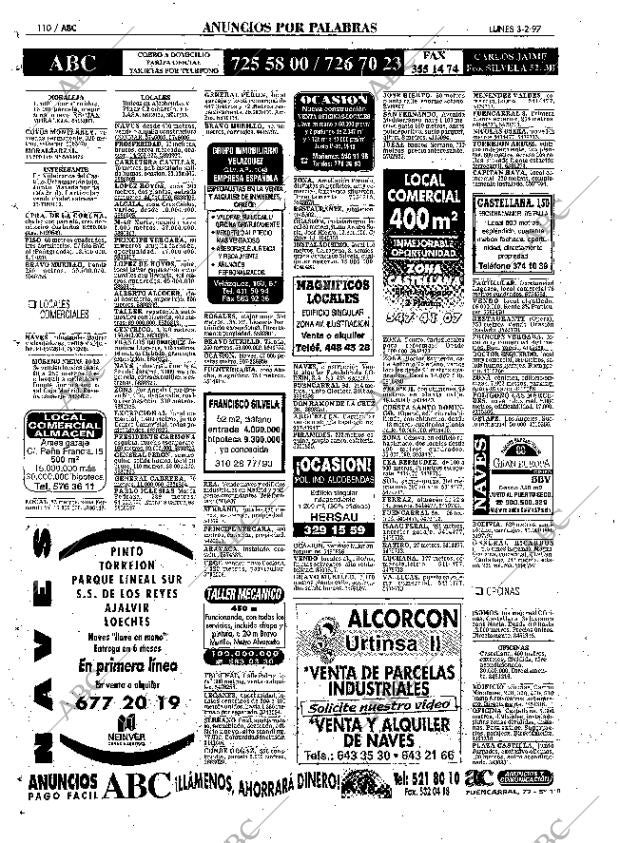 ABC MADRID 03-02-1997 página 110