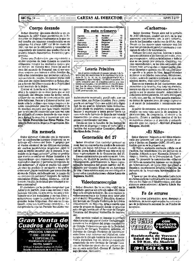 ABC MADRID 03-02-1997 página 14
