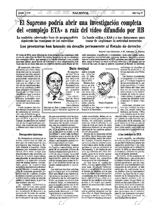 ABC MADRID 03-02-1997 página 19