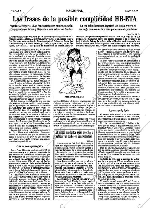 ABC MADRID 03-02-1997 página 20