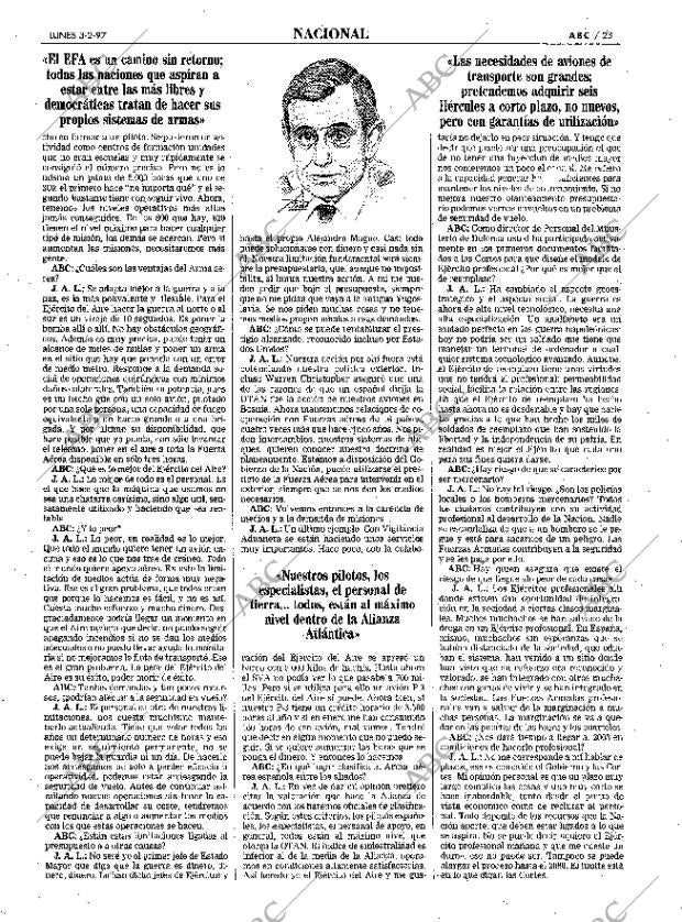 ABC MADRID 03-02-1997 página 23