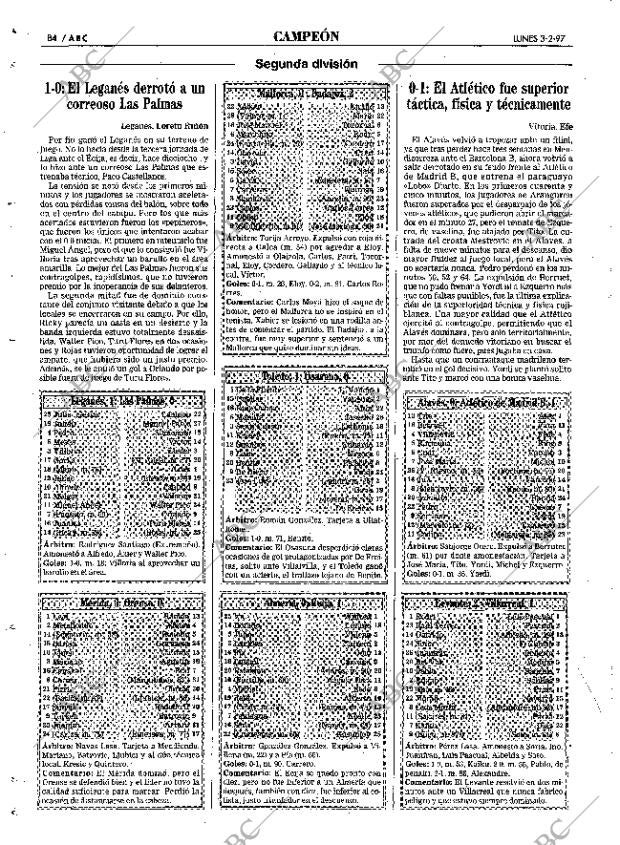 ABC MADRID 03-02-1997 página 84