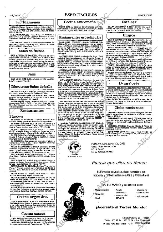 ABC SEVILLA 03-02-1997 página 94