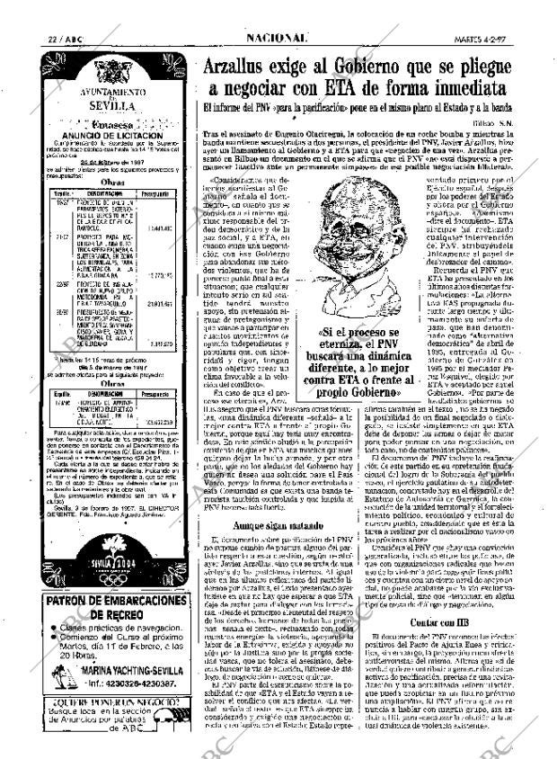 ABC SEVILLA 04-02-1997 página 22