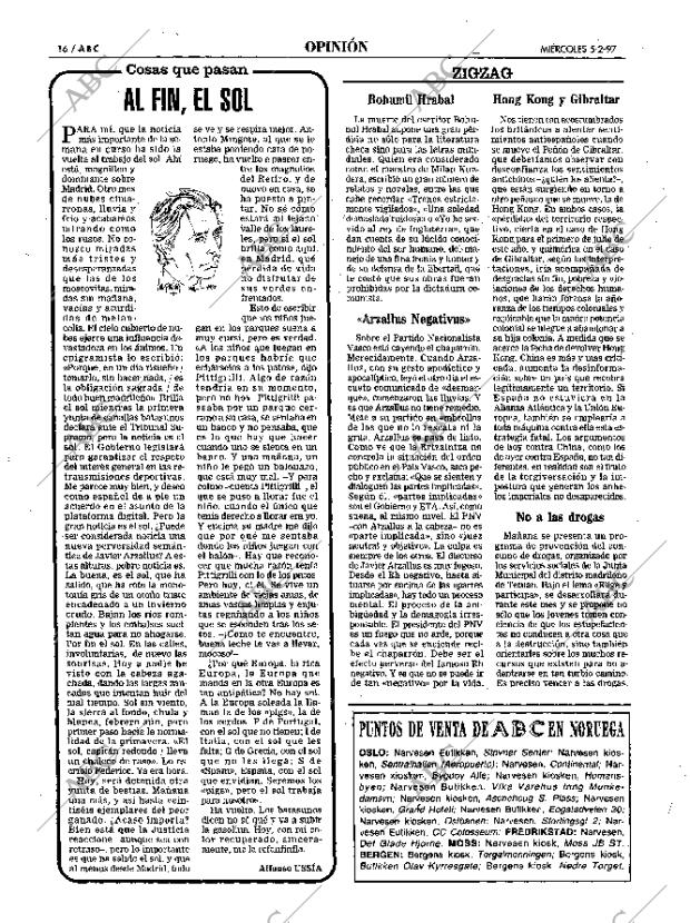 ABC MADRID 05-02-1997 página 16