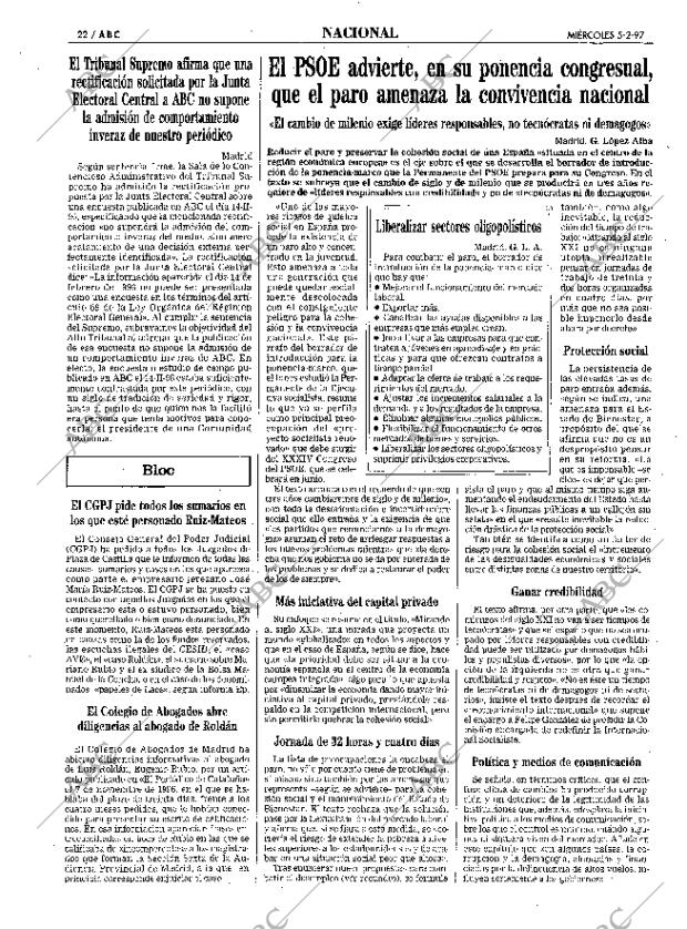 ABC MADRID 05-02-1997 página 22