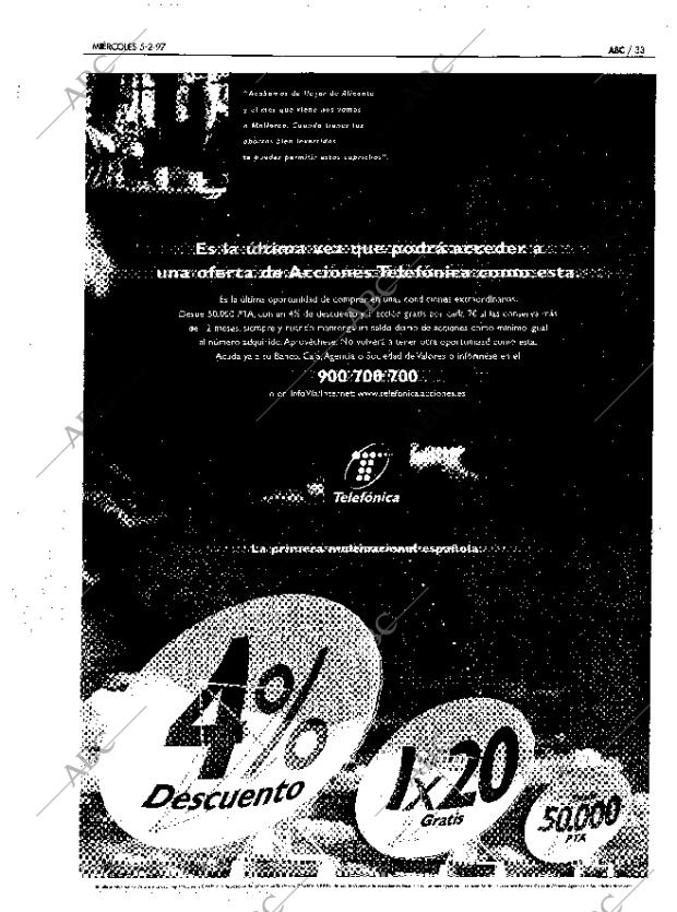 ABC MADRID 05-02-1997 página 33