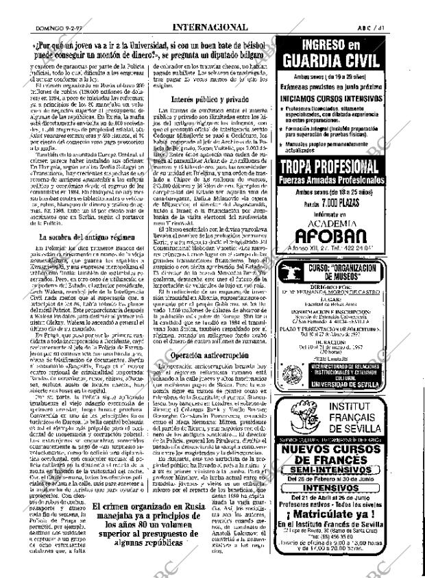 ABC SEVILLA 09-02-1997 página 41