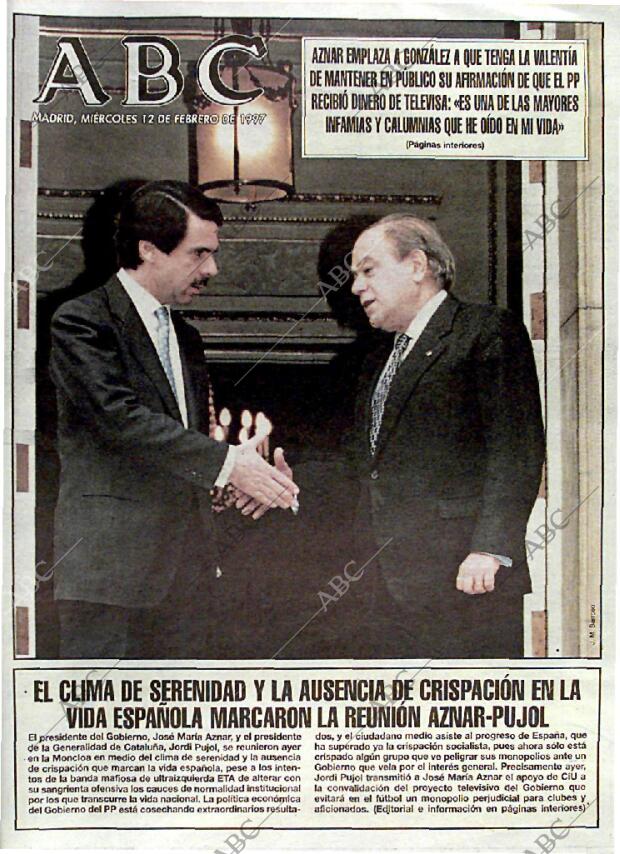 ABC MADRID 12-02-1997 página 1